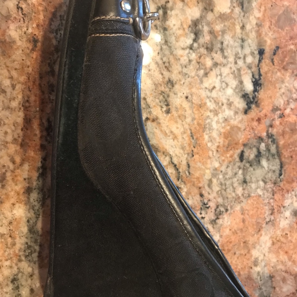 Authentic Coach C Monogram Platforms With Silver … - image 6